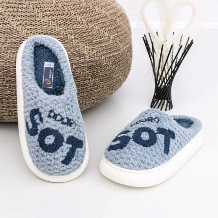 Männer A-629 Pantoffeln blau Mode