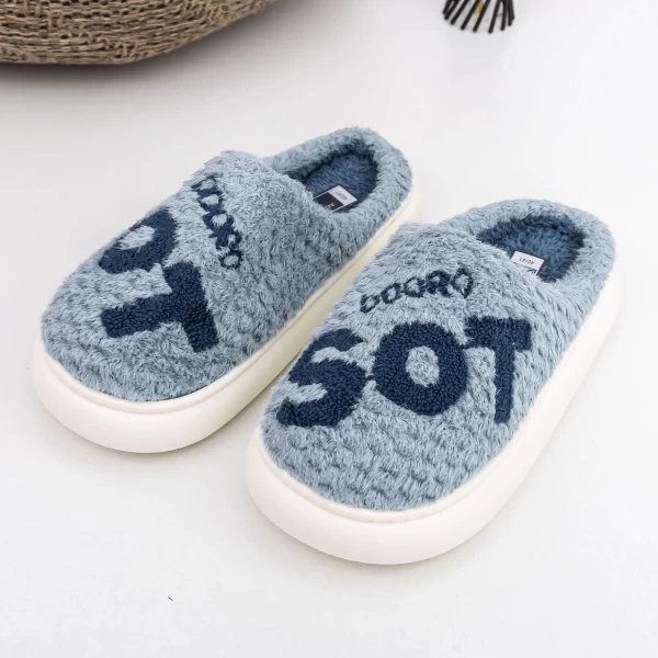 Männer A-629 Pantoffeln blau Mode