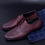 Herrenschuhe aus natürlichen Leder QF576-K51 Red | Stephano
