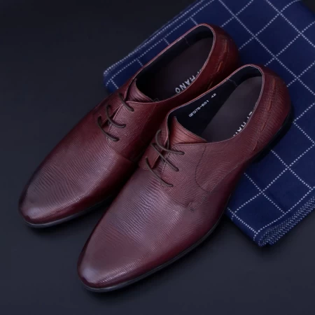 Herrenschuhe aus natürlichen Leder QF576-K51 Red | Stephano