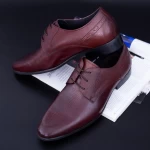 Herrenschuhe aus natürlichen Leder QF576-K51 Red | Stephano