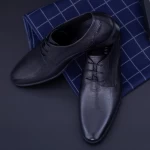Herrenschuhe aus natürlichen Leder QF576-K51 Black | Stephano
