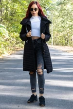 Frauen G252 Schwarze Weste Mode