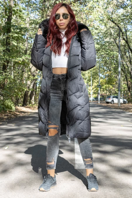 Frauen G237 Schwarze Weste Mode