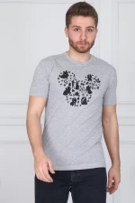 Herren t -Shirt 8742 Grau ADROM