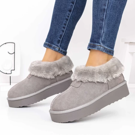 Frauen Lederstiefel ug 3yj5 grau Mei