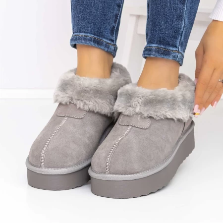 Frauen Lederstiefel ug 3yj5 grau Mei