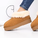 Frauen Lederstiefel ug 3yj5 gelb Mei