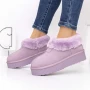 Frauen Lederstiefel UG 3J5 Lila | Mei