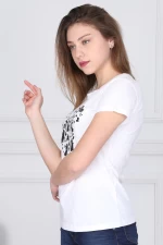 Frauen t -Shirt 8743 Weiß | ADROM