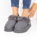 Frauen Lederstiefel ug 3yj6 grau Mei