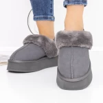 Frauen Lederstiefel ug 3yj6 grau Mei