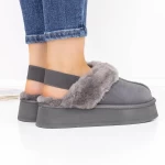Frauen Lederstiefel ug 3yj6 grau Mei