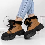 Frauenstiefel mit 3J7 Fellgelb Mei