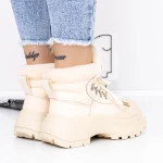 Frauenstiefel mit 3J7 Beige Fell | Mei