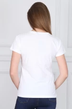 Frauen t -Shirt 8743 Weiß | ADROM