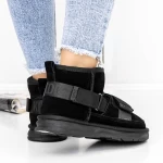 Frauen Lederstiefel UG 3J9 Schwarz | Mei