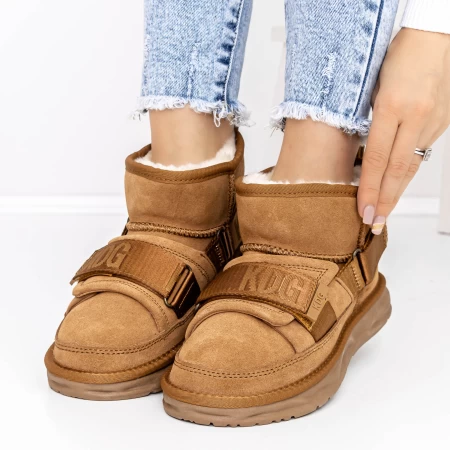 Frauen Lederstiefel ug 3yj9 gelb Mei