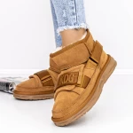 Frauen Lederstiefel ug 3yj9 gelb Mei