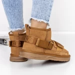 Frauen Lederstiefel ug 3yj9 gelb Mei