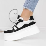Sportschuhe auf der schwarzen Plattform 3WL70 Mei