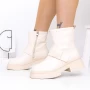 Frauenstiefel mit Pelz 3mx18 Beige | Mei