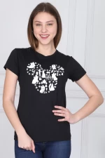 Frauen t -Shirt 8743 Black | ADROM