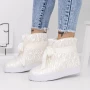 Frauenstiefel mit 3J2 Beige Fell | Mei