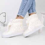 Frauenstiefel mit 3J2 Beige Fell | Mei