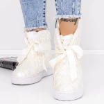 Frauenstiefel mit 3J2 Beige Fell | Mei