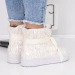 Frauenstiefel mit 3J2 Beige Fell | Mei