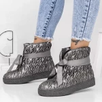 Frauenstiefel mit 3J2 Gunmetal Fell | Mei