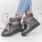 Frauenstiefel mit 3J2 Gunmetal Fell | Mei