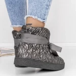 Frauenstiefel mit 3J2 Gunmetal Fell | Mei