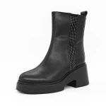 Frauenstiefel im Frühling-Autumn 1182-1 Schwarz | Gebildet