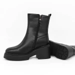 Frauenstiefel im Frühling-Autumn 1182-1 Schwarz | Gebildet