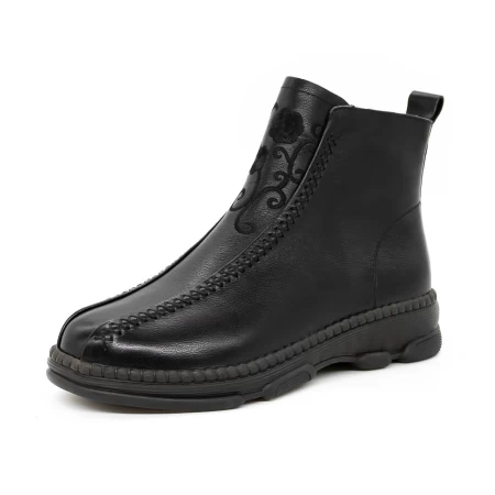 Frauenstiefel im Frühling-Jesień 8202 Black | Gebildet