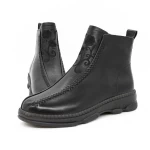 Frauenstiefel im Frühling-Jesień 8202 Black | Gebildet