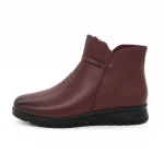 Frauenstiefel mit Pelz 822070m Kirsche Gebildet