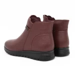 Frauenstiefel mit Pelz 822070m Kirsche Gebildet