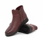 Frauenstiefel mit Pelz 822070m Kirsche Gebildet