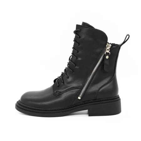 Frauenstiefel im Spring-Auto D5051E Black | Gebildet