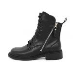 Frauenstiefel im Spring-Auto D5051E Black | Gebildet