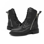 Frauenstiefel im Spring-Auto D5051E Black | Gebildet