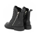 Frauenstiefel im Spring-Auto D5051E Black | Gebildet