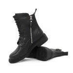Frauenstiefel im Spring-Auto D5051E Black | Gebildet
