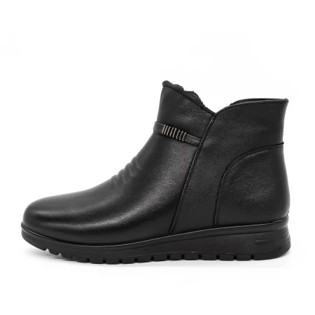Frauenstiefel mit Pelz 822070m schwarz | Gebildet