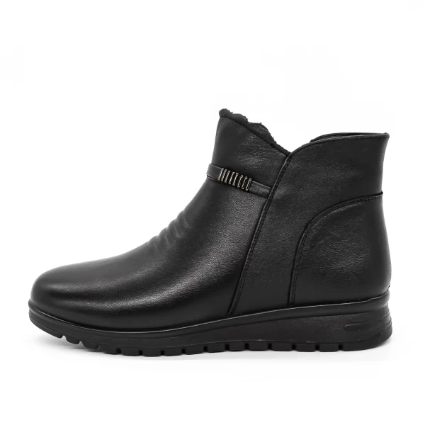 Frauenstiefel mit Pelz 822070m schwarz | Gebildet