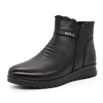 Frauenstiefel mit Pelz 822070m schwarz | Gebildet