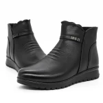 Frauenstiefel mit Pelz 822070m schwarz | Gebildet